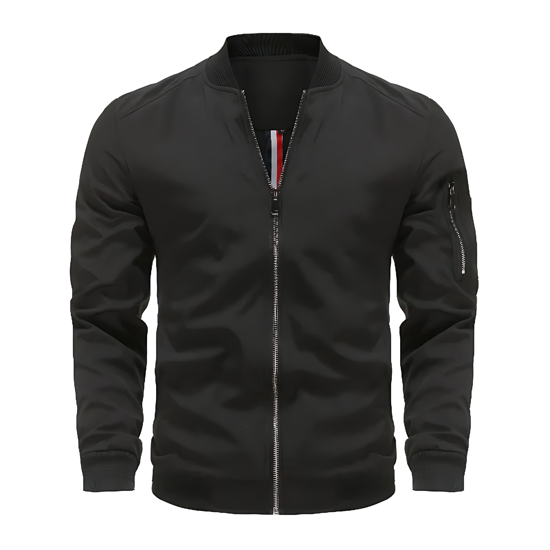 Warm Waterproof Zip Up Bomber Jacket - OutfitLondon