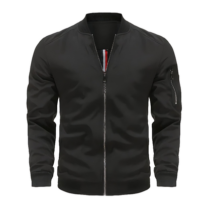 Warm Waterproof Zip Up Bomber Jacket - OutfitLondon
