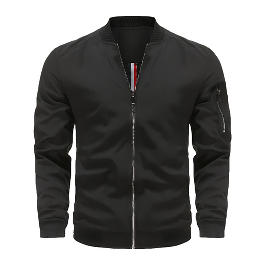 Warm Waterproof Zip Up Bomber Jacket - OutfitLondon