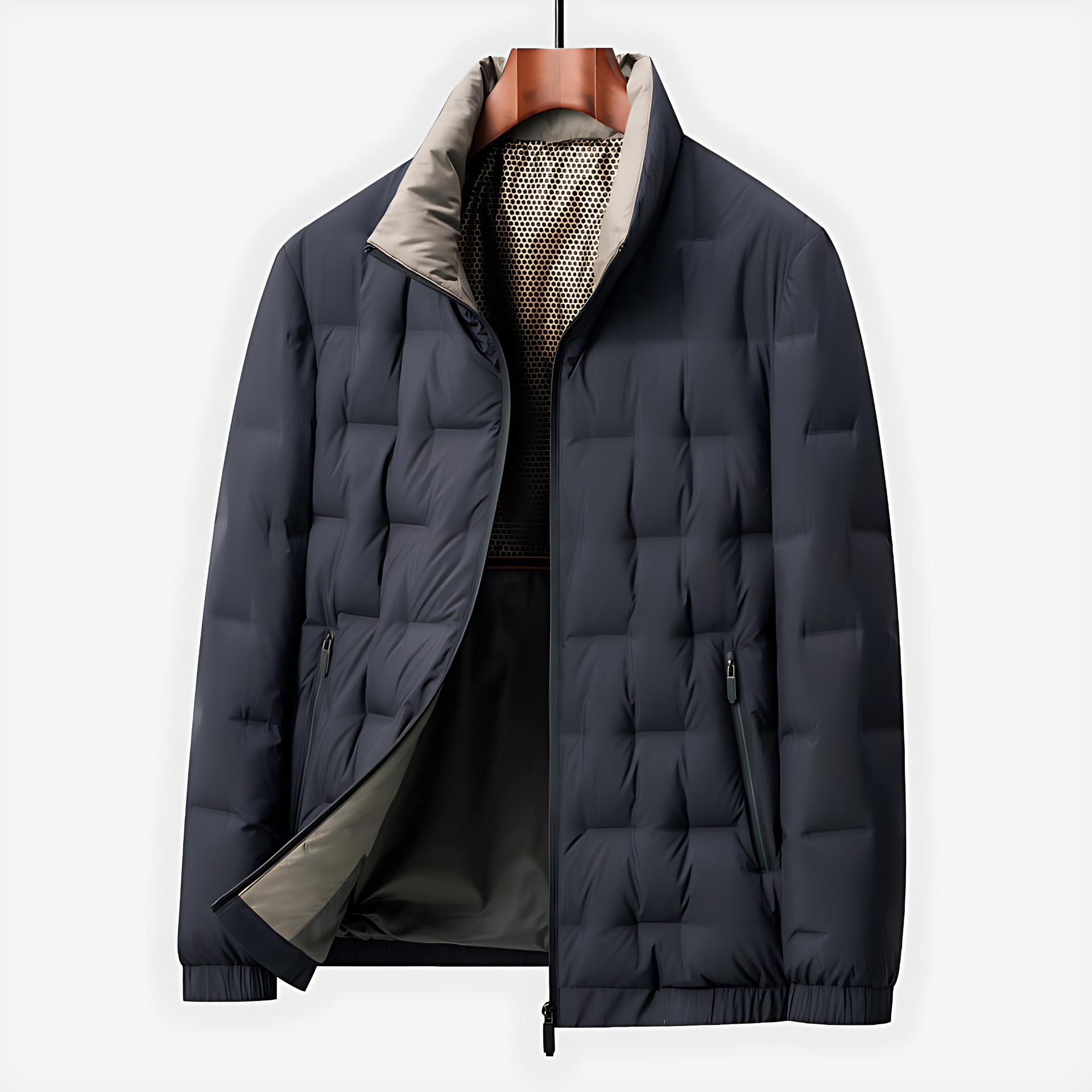 Warm Waterproof Insulated Zip Up Coat - OutfitLondon