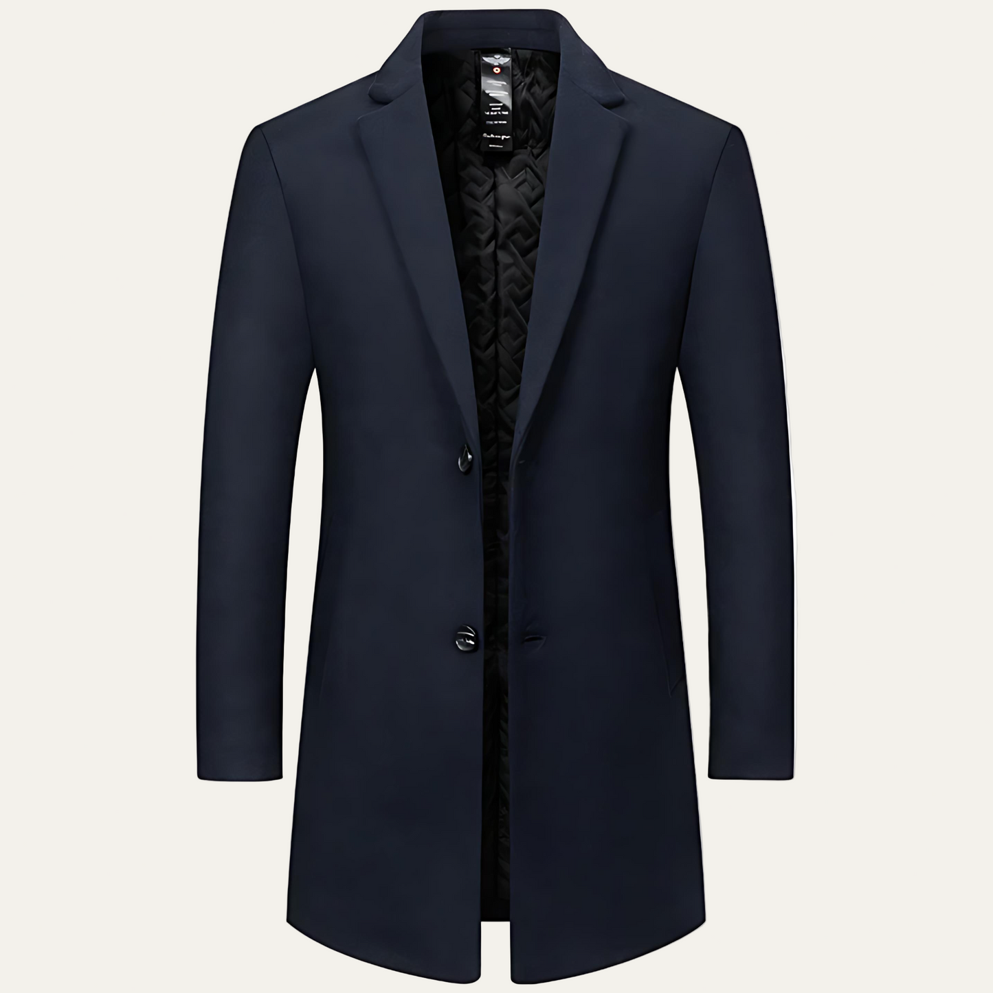 Classic Tailored Quilted Winter Coat for Men - OutfitLondon