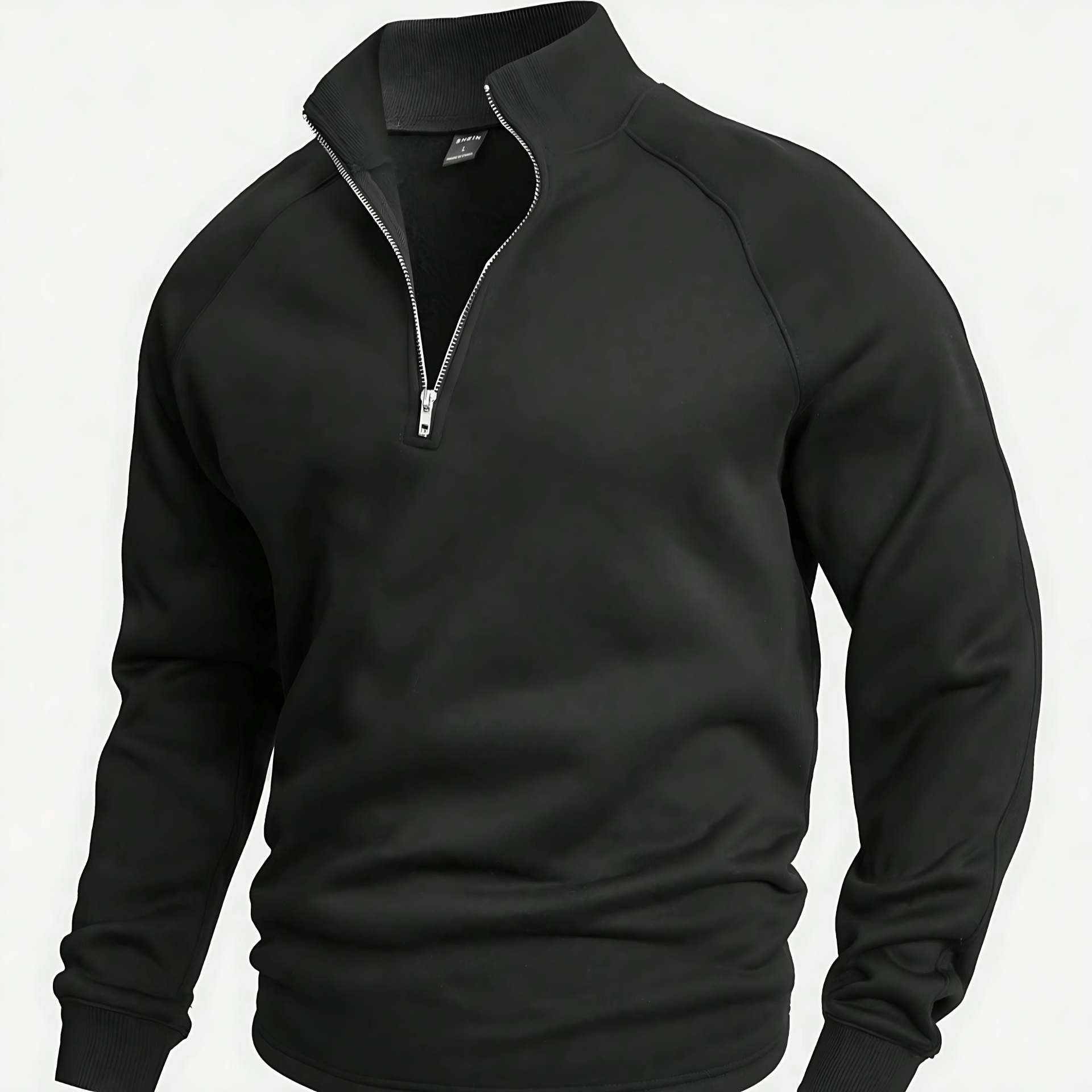 Cozy Thermal Half Zip Fleece Pullover - OutfitLondon