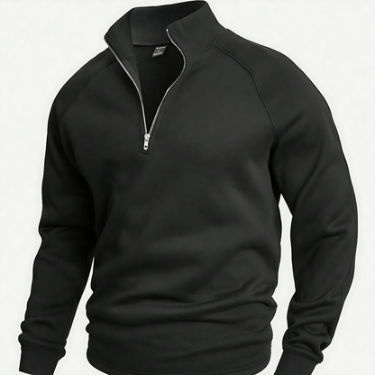 Cozy Fleece Half Zip Winter Sweater - OutfitLondon