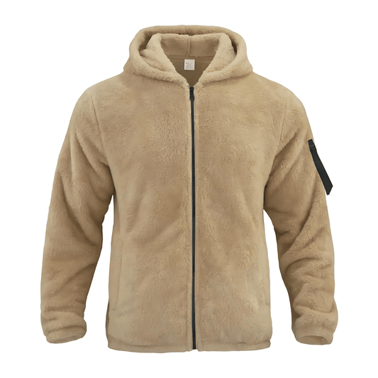 Warm Fleece Hoodie Winter Coat - OutfitLondon