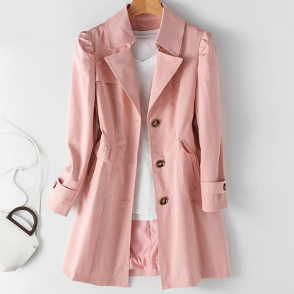 Classic Long Sleeve Trench Coat