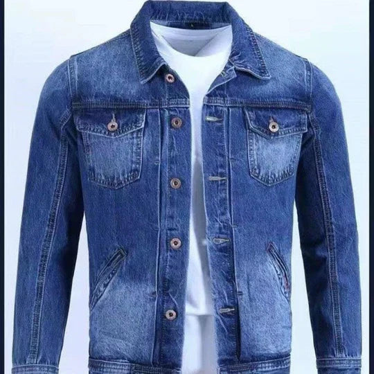 Classic Men's Blue Jean Jacket