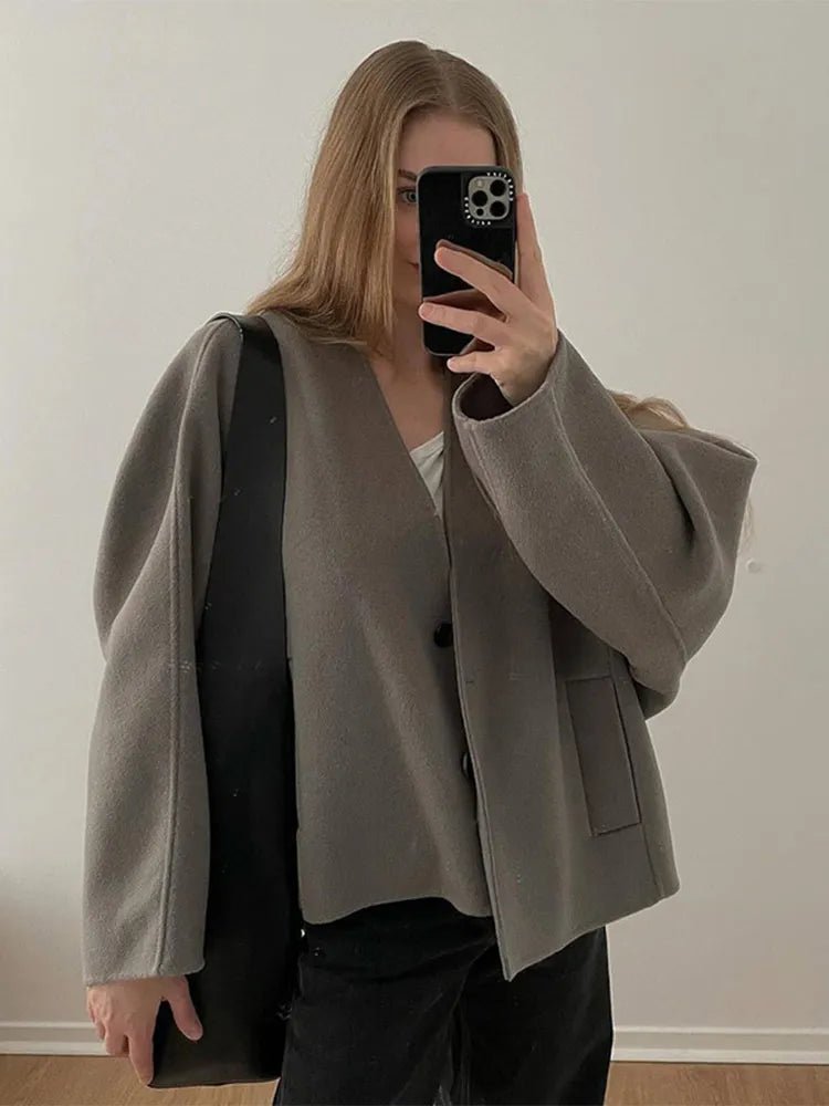 Charee | Ladies Large Fleece Parka Jacket