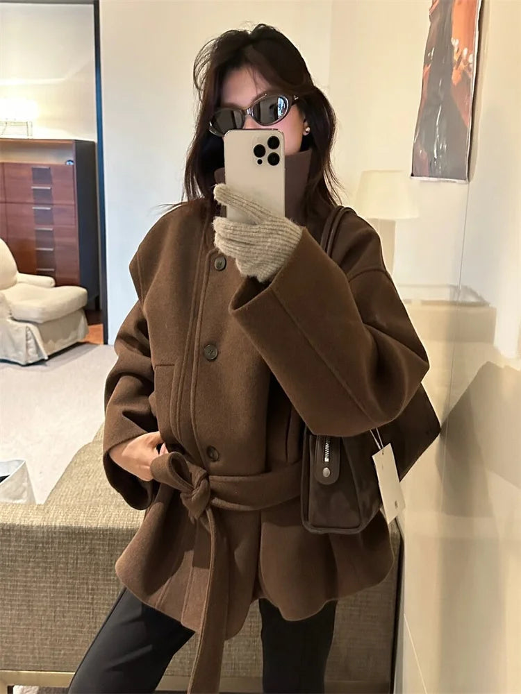Classic Women's Long Wool Coat
