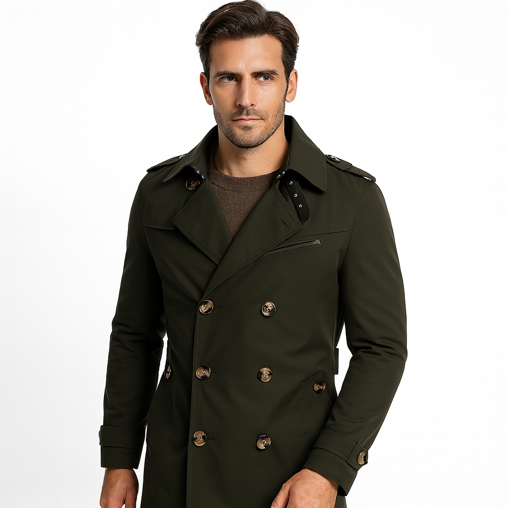 Classic Formal Long Coat for Men - OutfitLondon