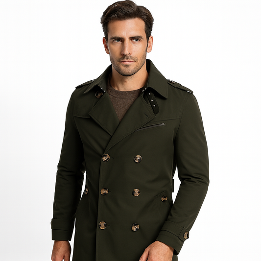 Classic Formal Long Coat for Men - OutfitLondon