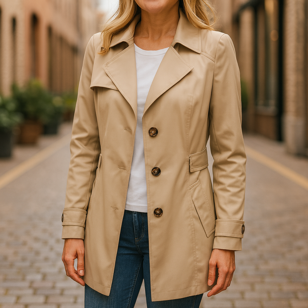 Classic Women's Fall Trench Coat