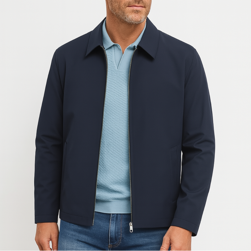 Fitted Athletic Men's Sports Jacket