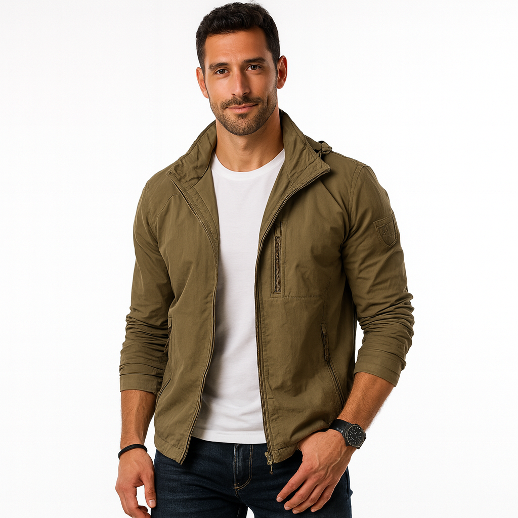 Waterproof Men's Zip Up Hoodie Jacket - OutfitLondon