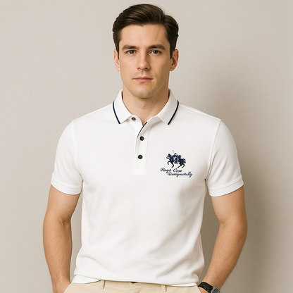 Classic Men's Breathable Polo Shirt
