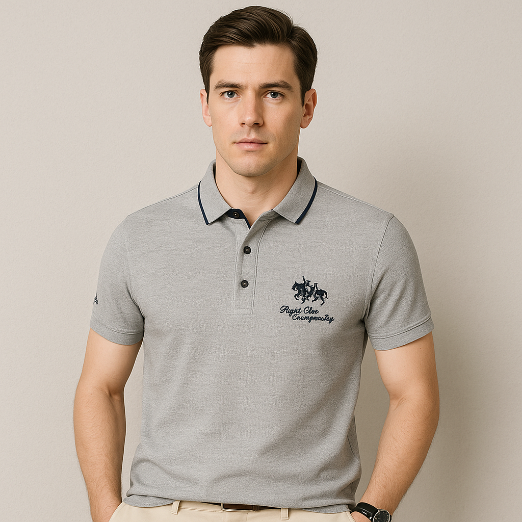 Classic Men's Breathable Polo Shirt