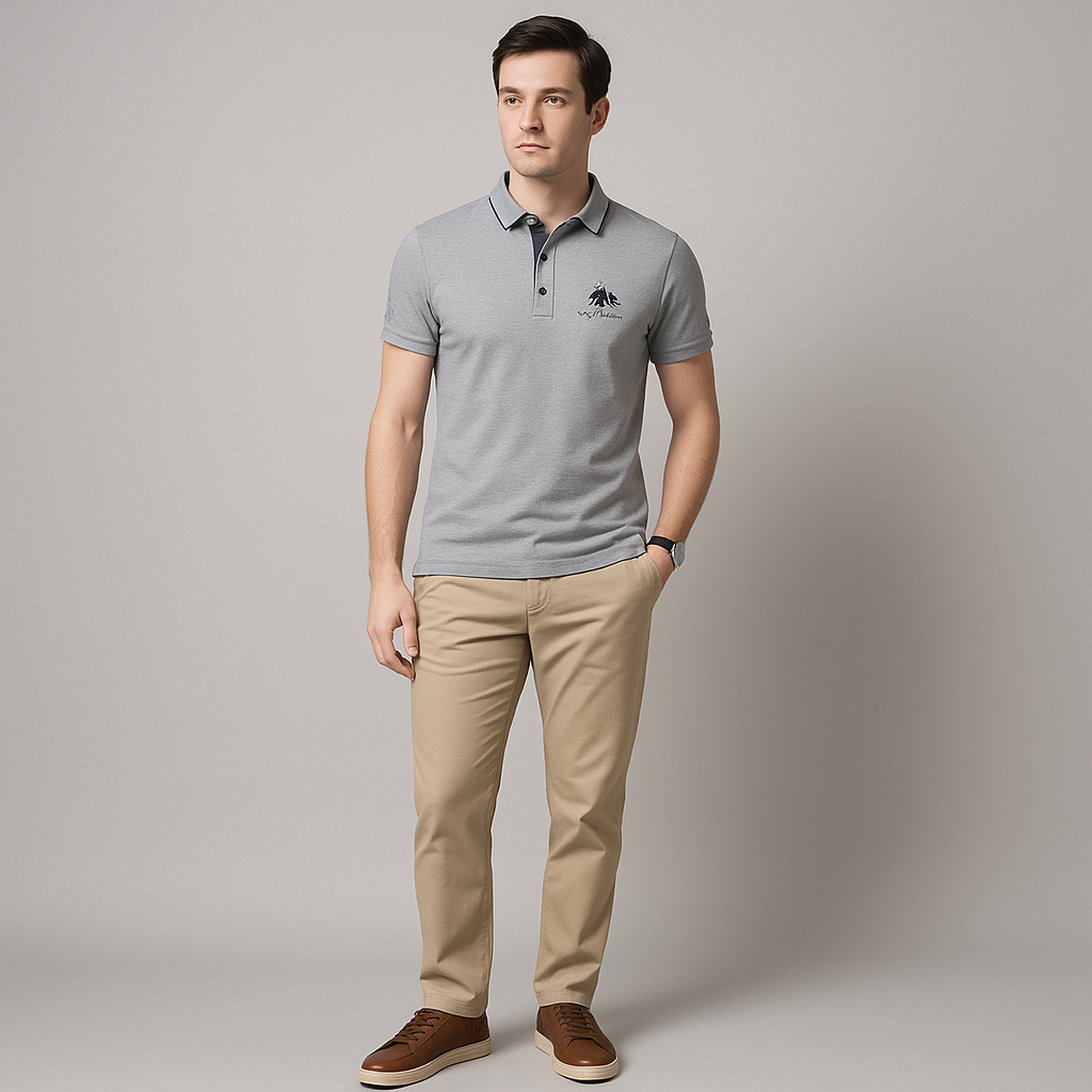 Classic Men's Breathable Polo Shirt