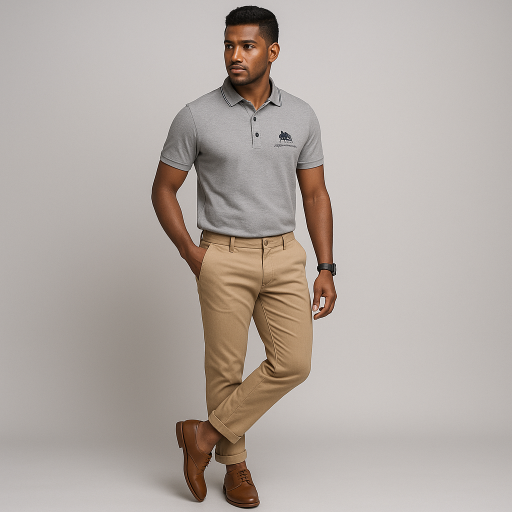 Classic Men's Breathable Polo Shirt