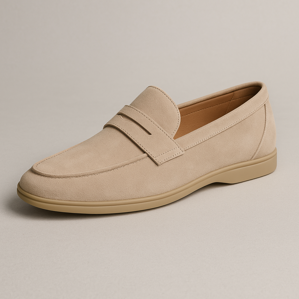Soft Leather Men's Slip On Shoes