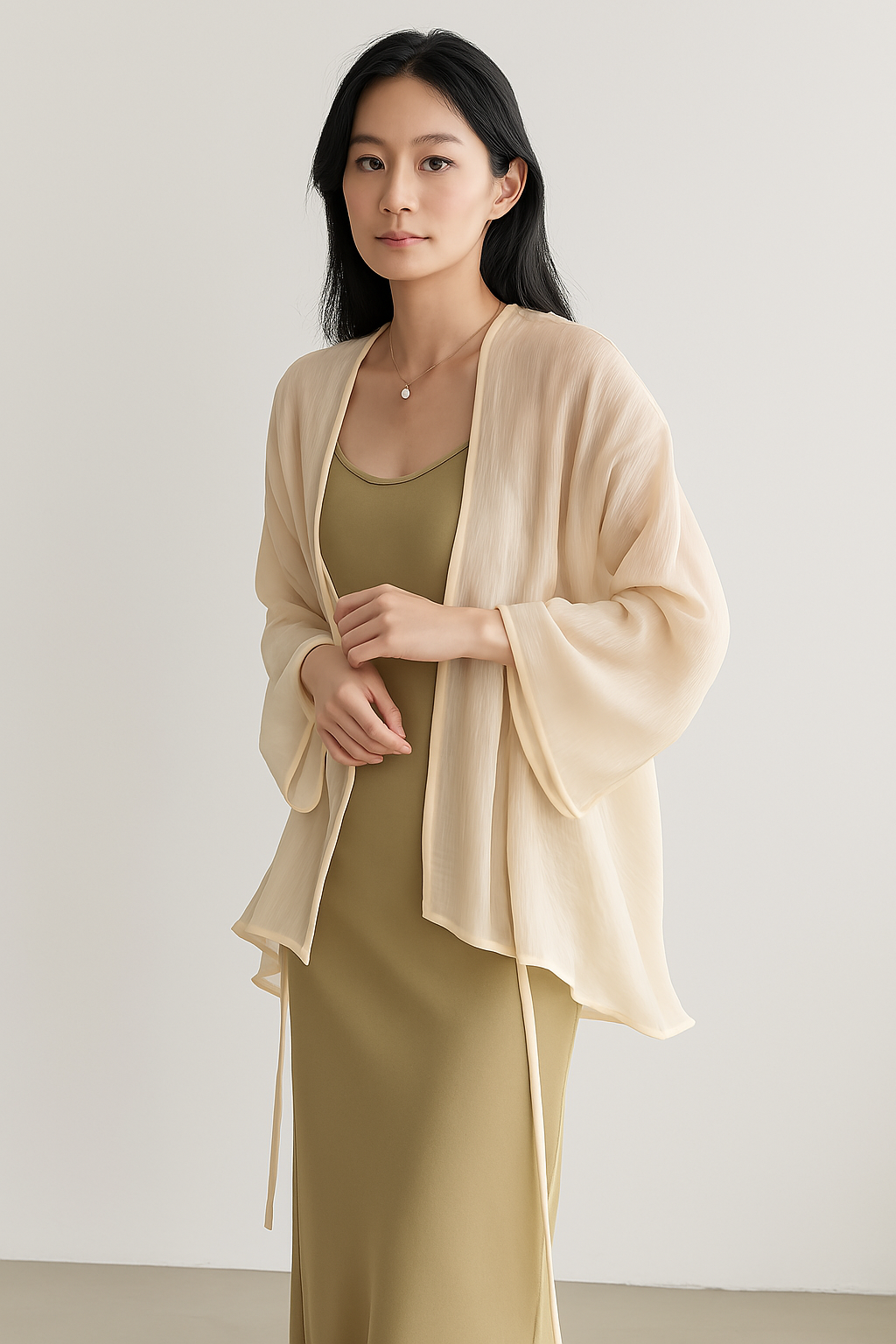 Warm Oversized Open Cardigan for Ladies - OutfitLondon