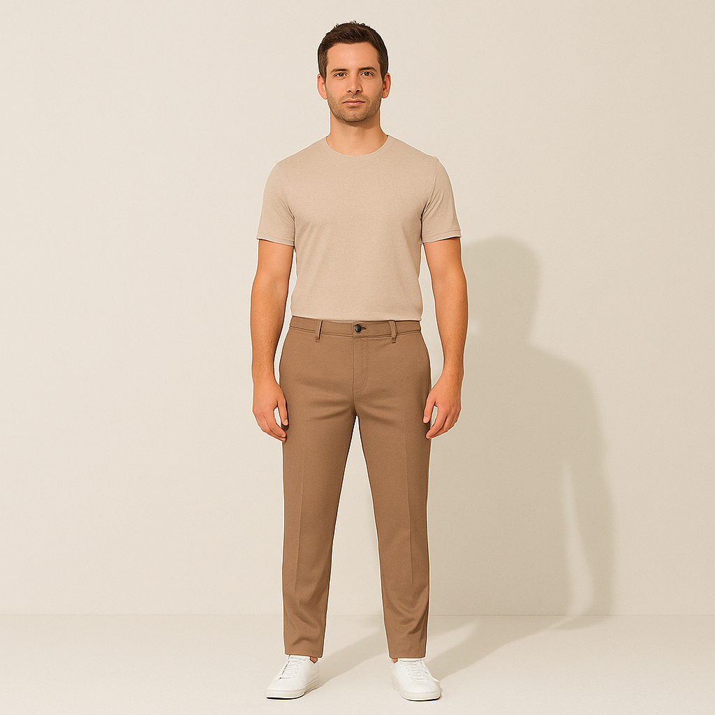 Timeless Brown Mens Chino Pants