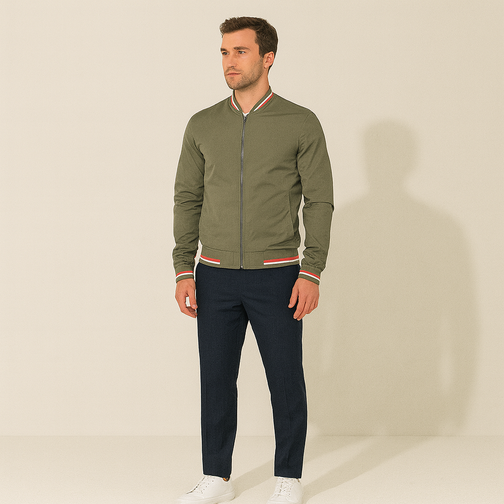 Classic Fit Mens Zipper Jacket