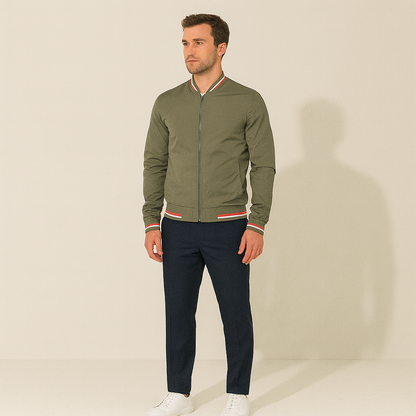 Classic Fit Mens Zipper Jacket