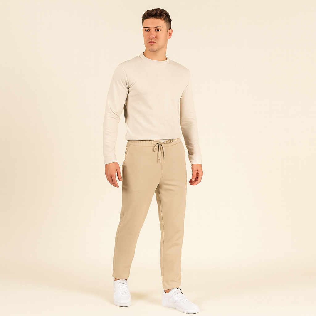 Traditional Brown Mens Chino Pants