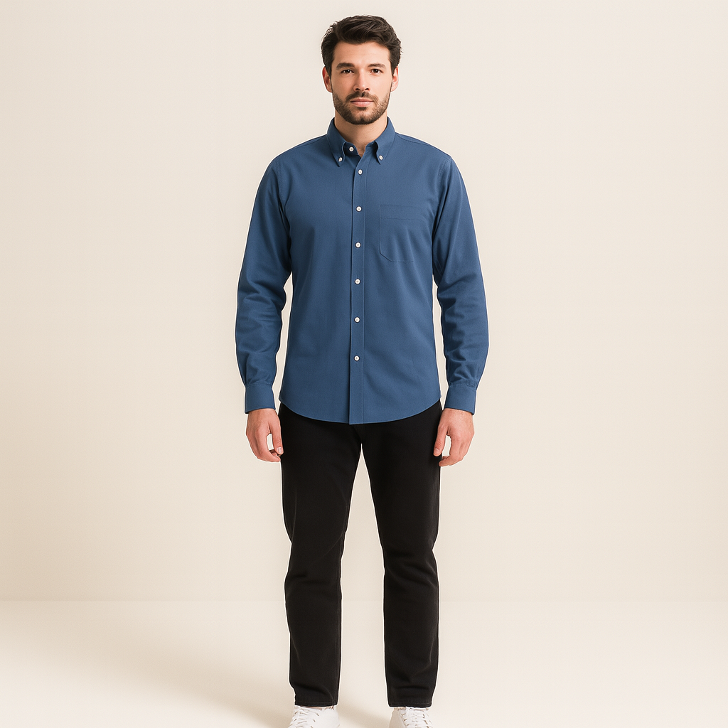 Classic Men's Cotton Dress Shirt