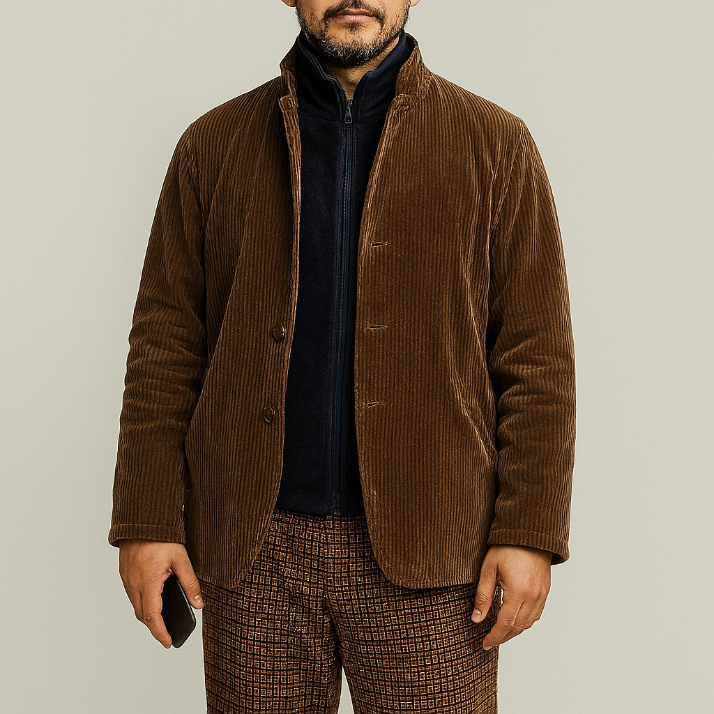Classic Mens Simple Blazer Jacket