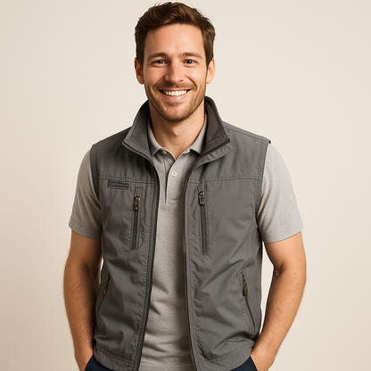 Breathable Mens Casual Sleeveless Jacket - OutfitLondon