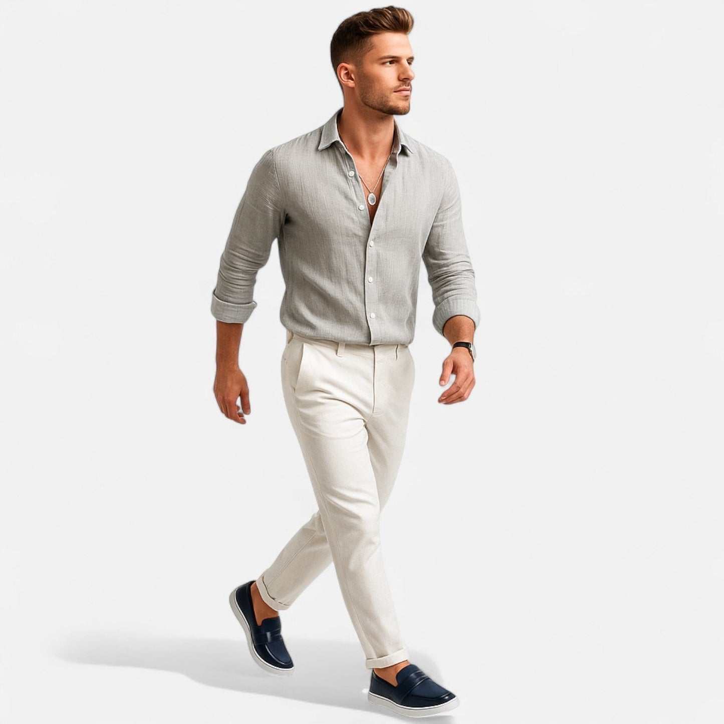 Classic Leather Loafers for Men