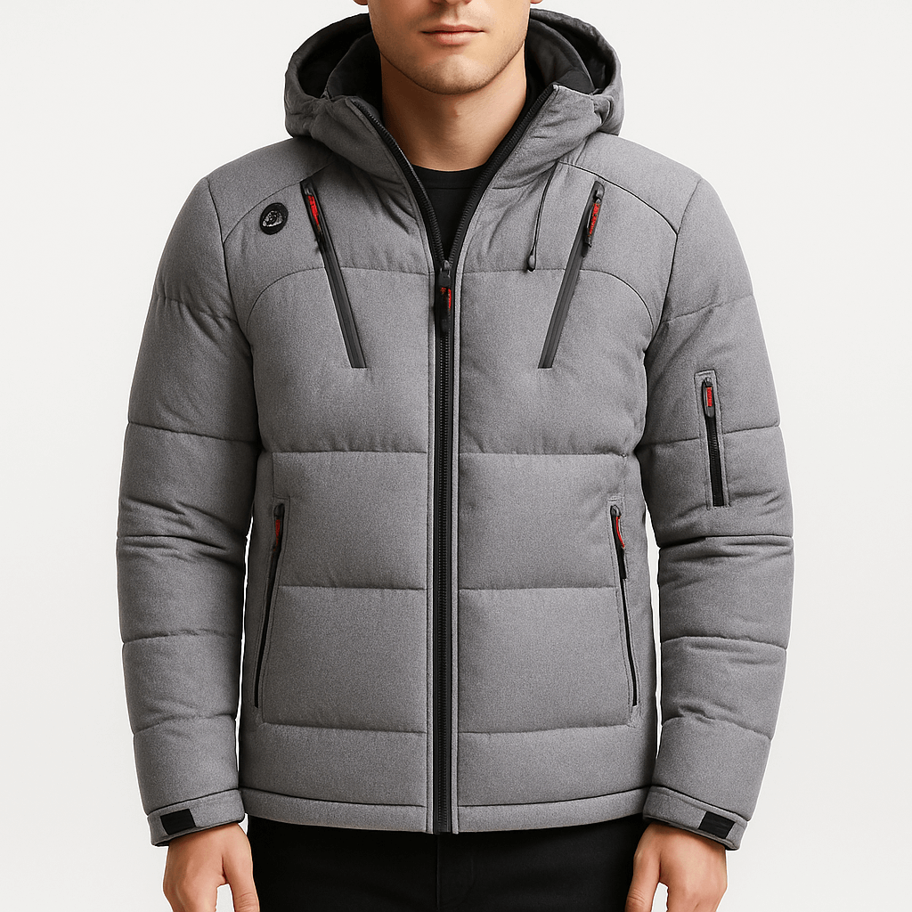 Warm Insulated Hooded Snow Jacket - OutfitLondon