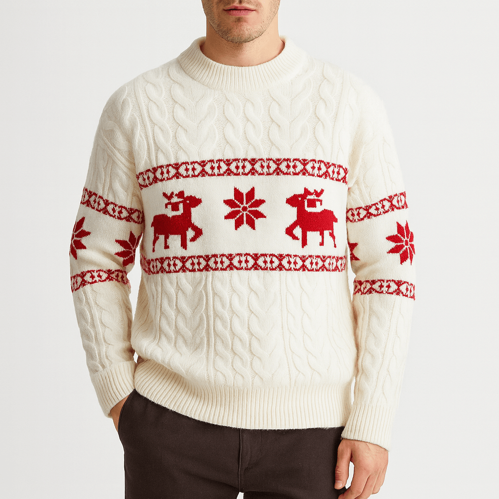 Christmas Fair Isle Crew Sweater