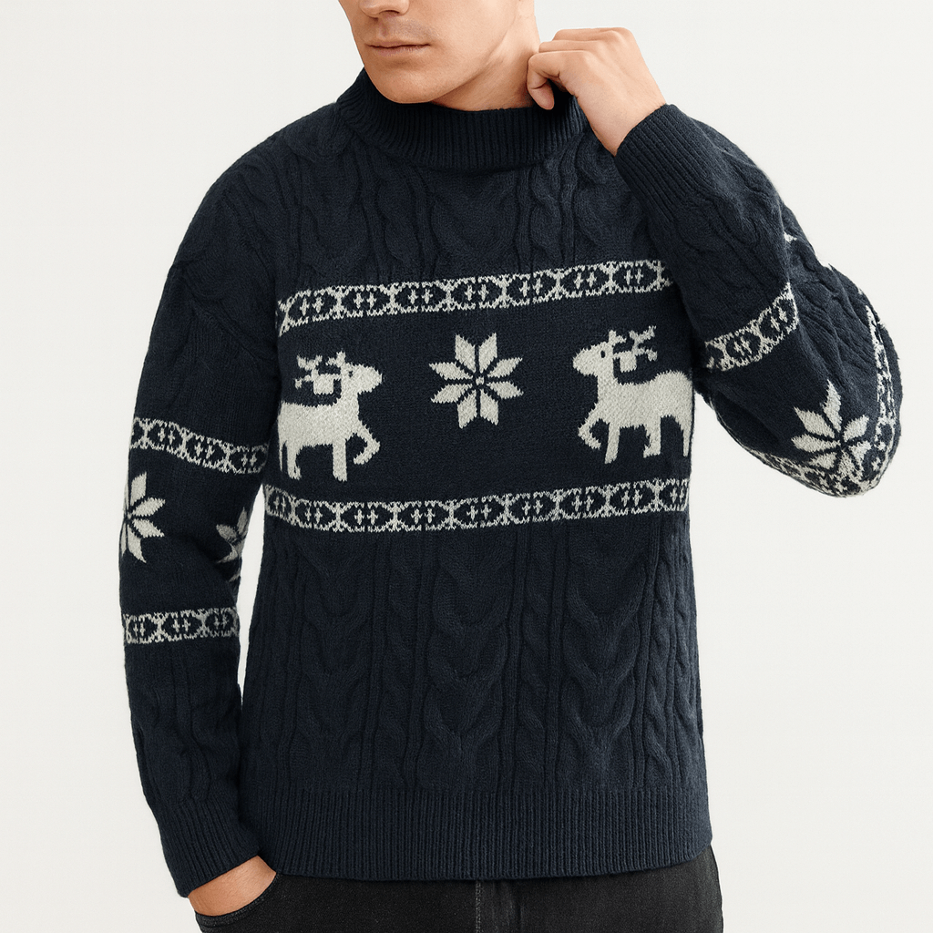 Christmas Fair Isle Crew Sweater