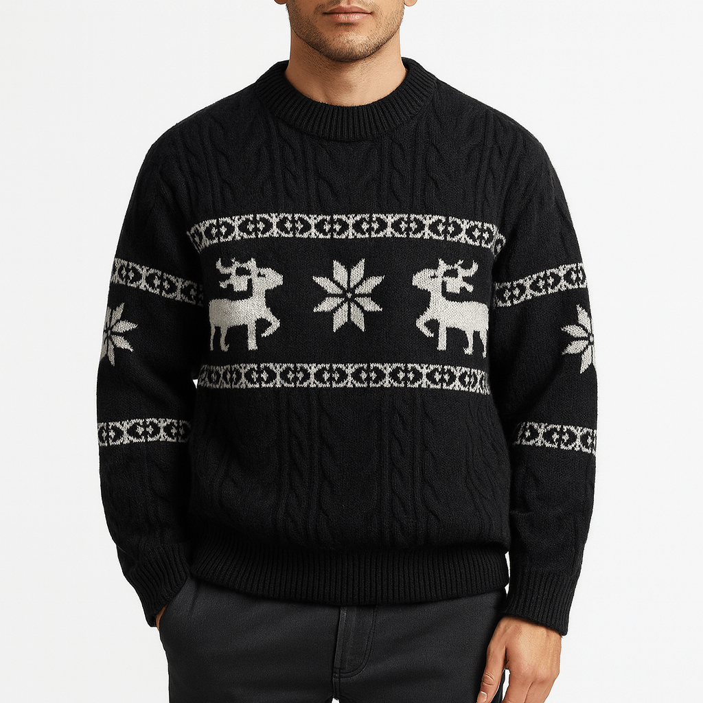 Christmas Fair Isle Crew Sweater