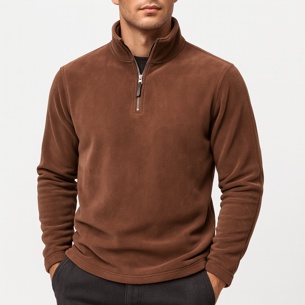 Cozy Quarter Zip Sweater