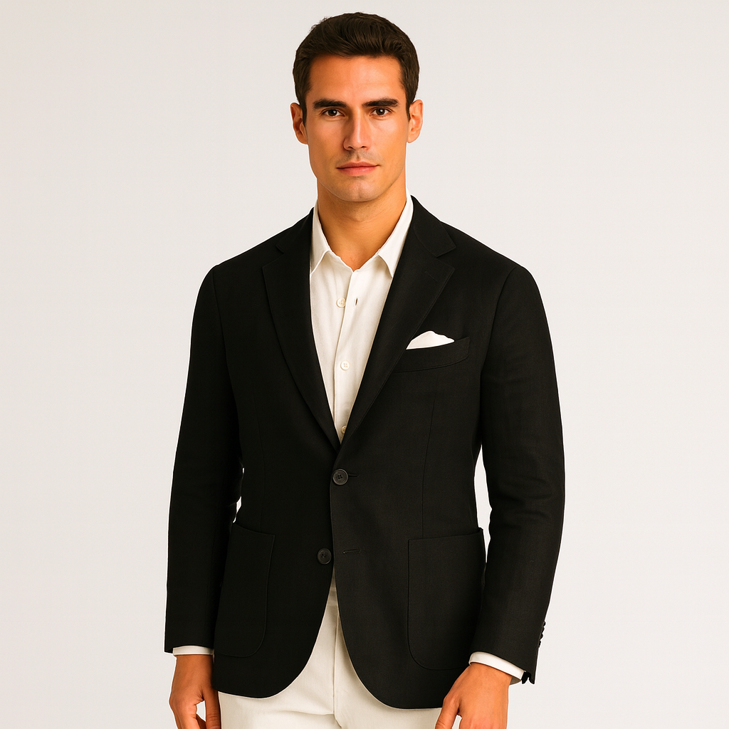 Lightweight Beige Summer Jacket for Men - Wedding Guest Wear