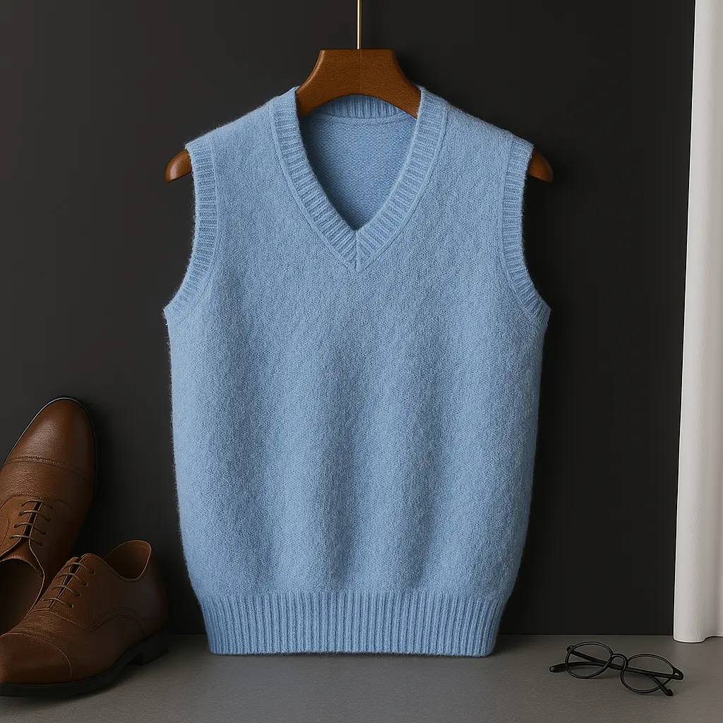 Luxurious Soft Cashmere Waistcoat - OutfitLondon