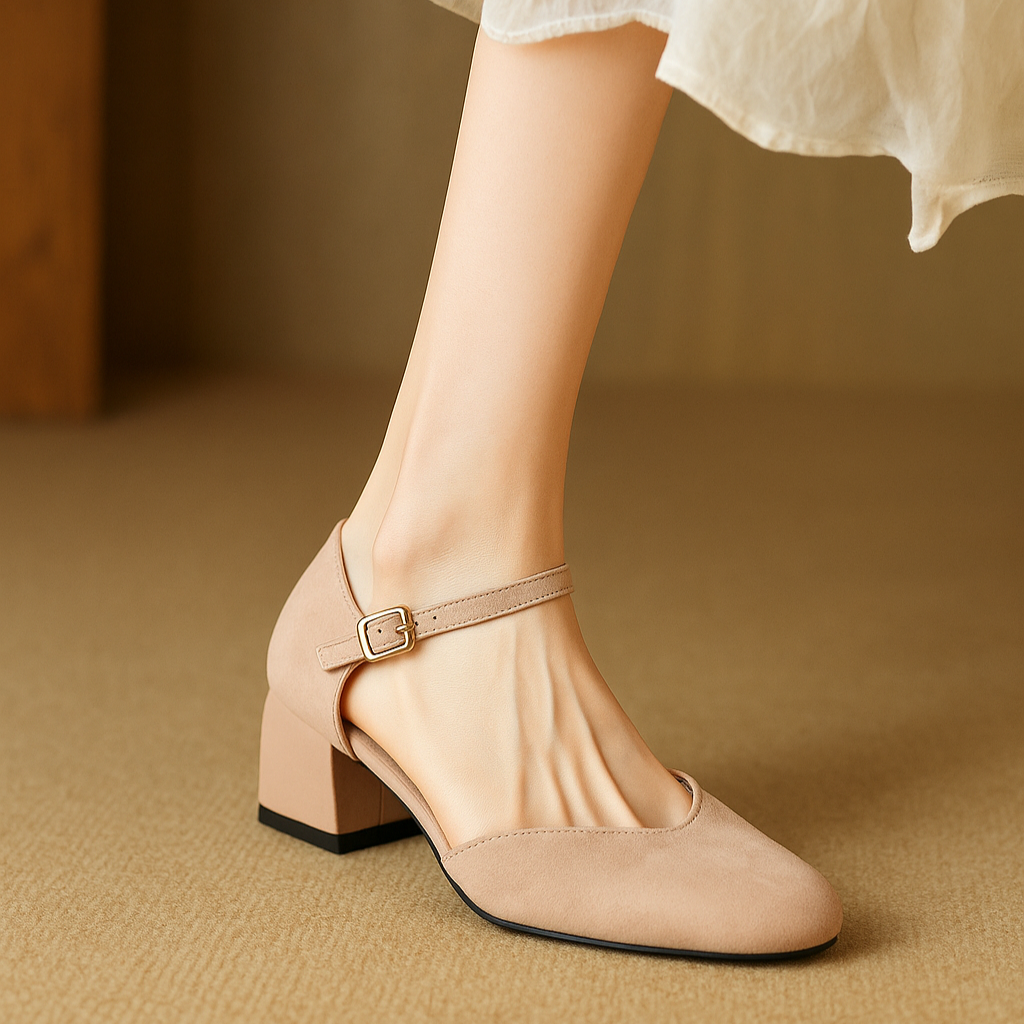 High Heel Block Sandals - OutfitLondon