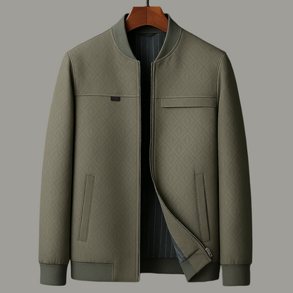 Classic Leather Parka Coat