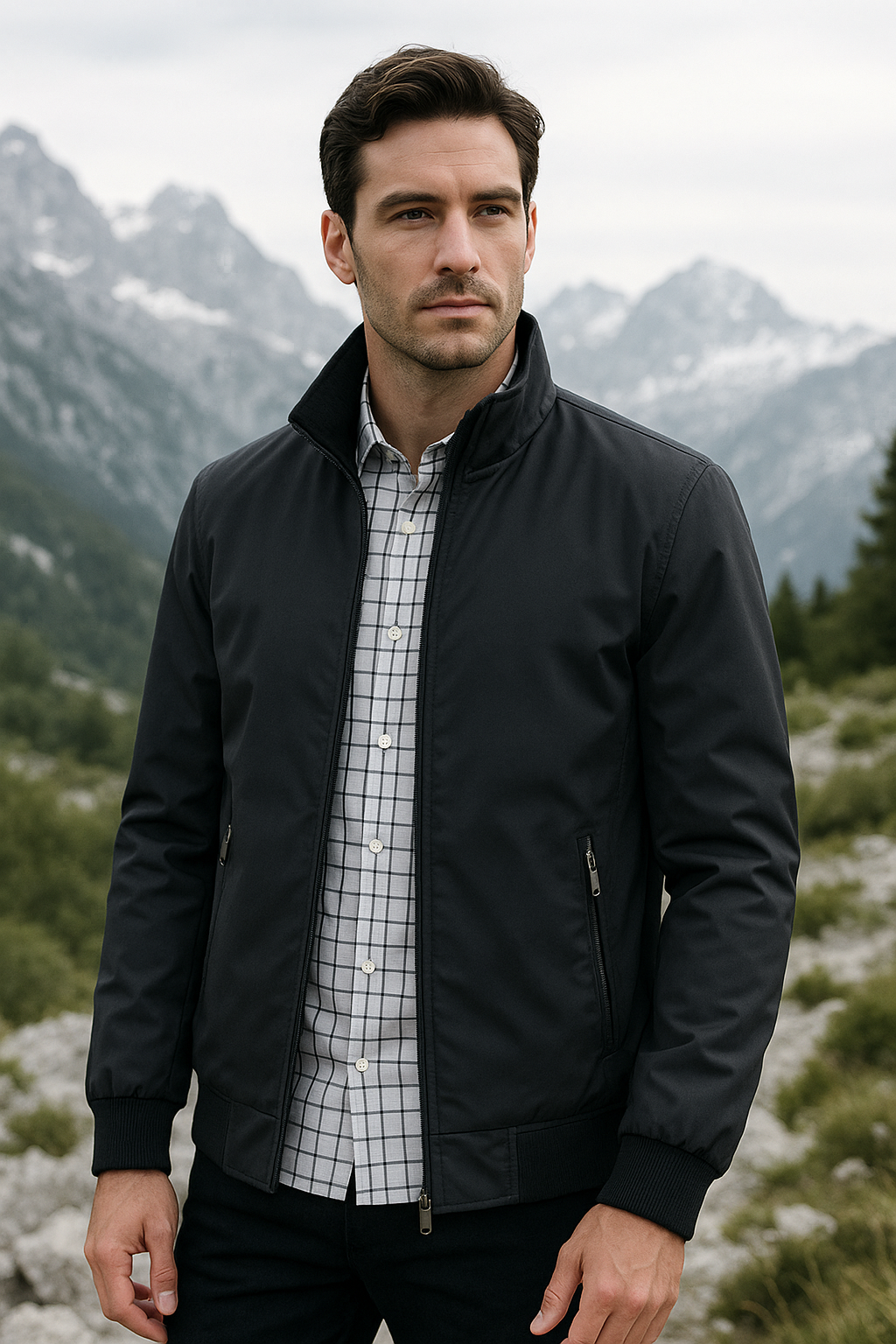 Slim Fit Men's Waterproof Jacket