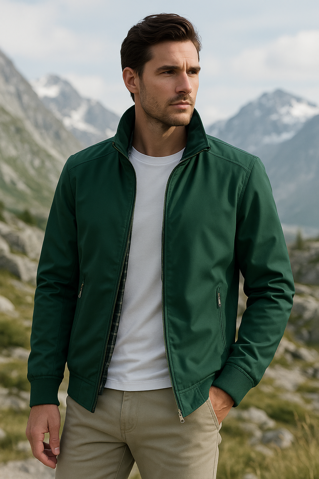 Slim Fit Men's Waterproof Jacket