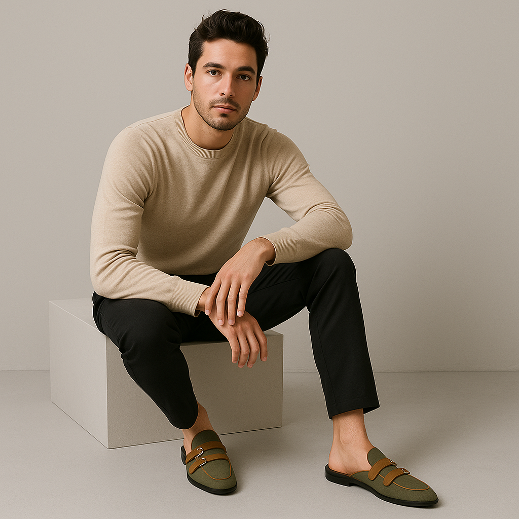 Casual Canvas Slip On Men's Loafers Shoes