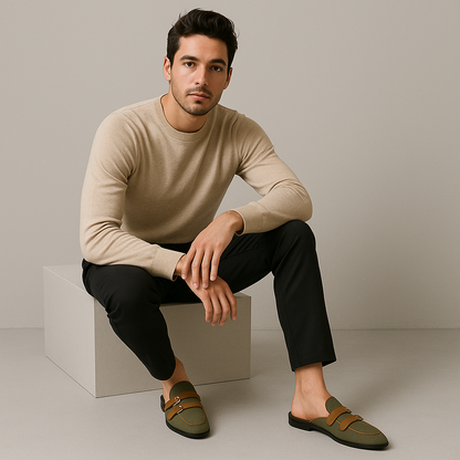 Casual Canvas Slip On Men's Loafers Shoes