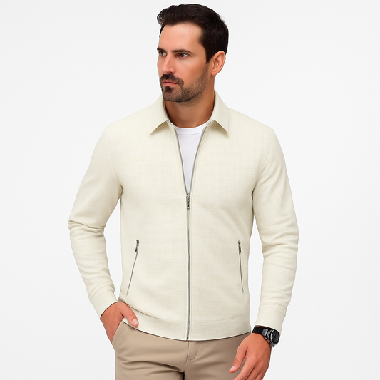 Men's Classic Zip Up Bomber Jacket - OutfitLondon