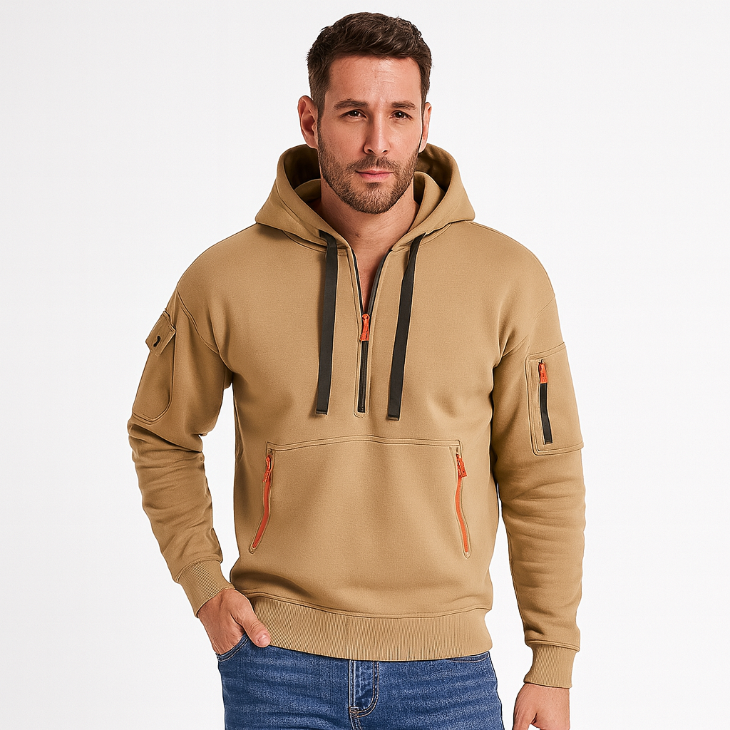 Men's Outdoor Performance Quarter Zip Sweatshirt - OutfitLondon