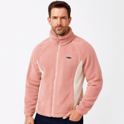Warm Mens Fleece Coat - OutfitLondon