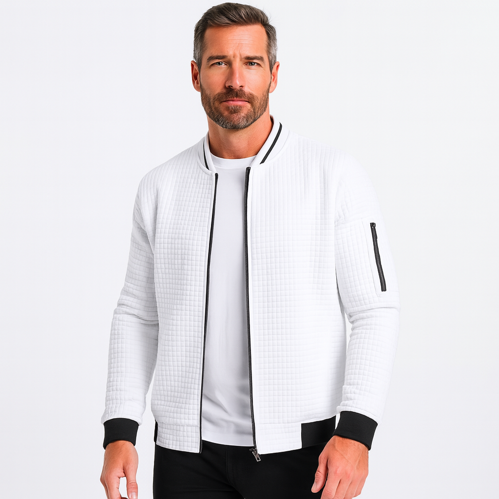 Warm Padded Zip Up Mens Jacket - OutfitLondon