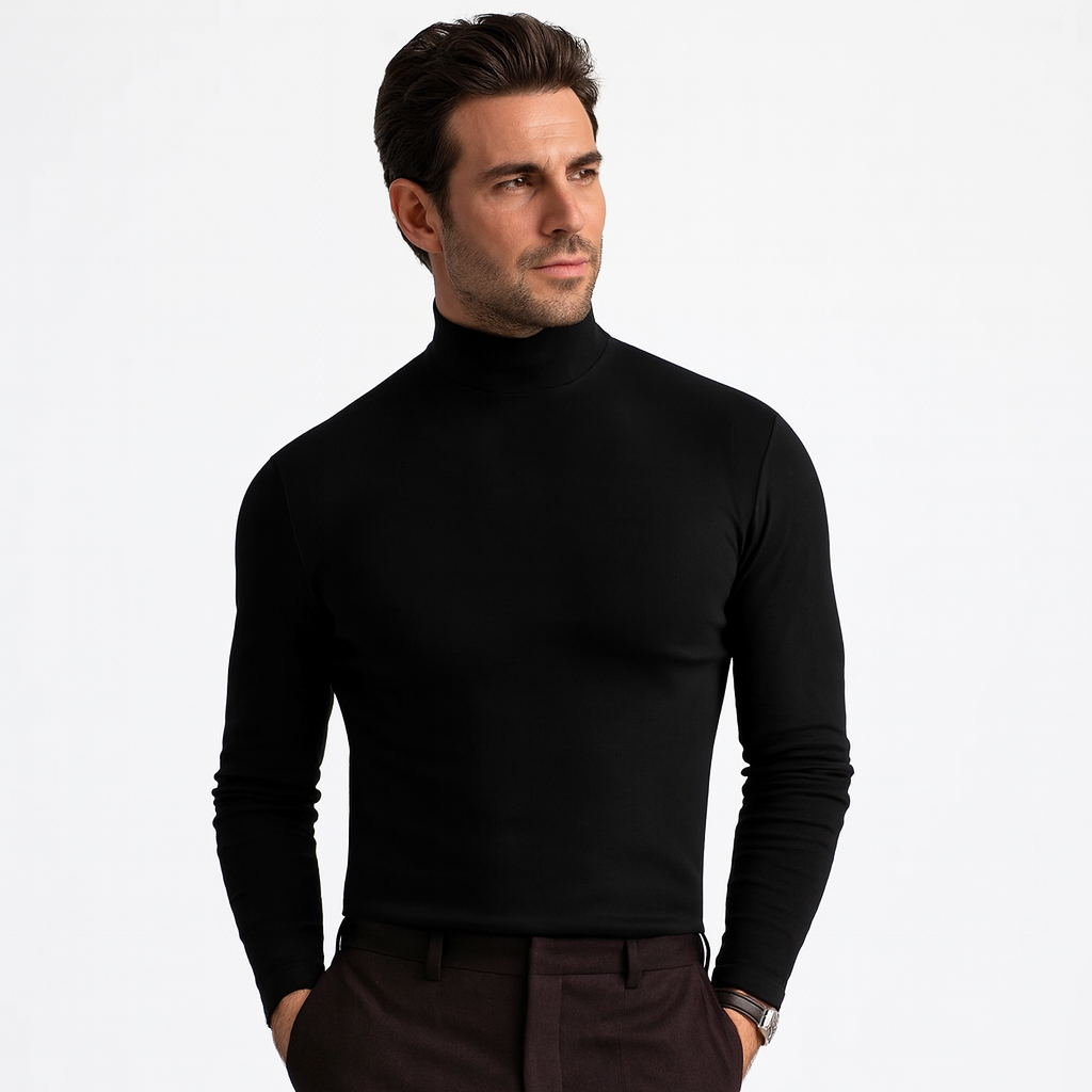Classic Fit Crew Neck Long Sleeve Tee Shirt - OutfitLondon