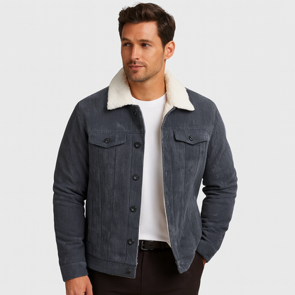 Warm Faux Fur Lined Denim Jacket - OutfitLondon